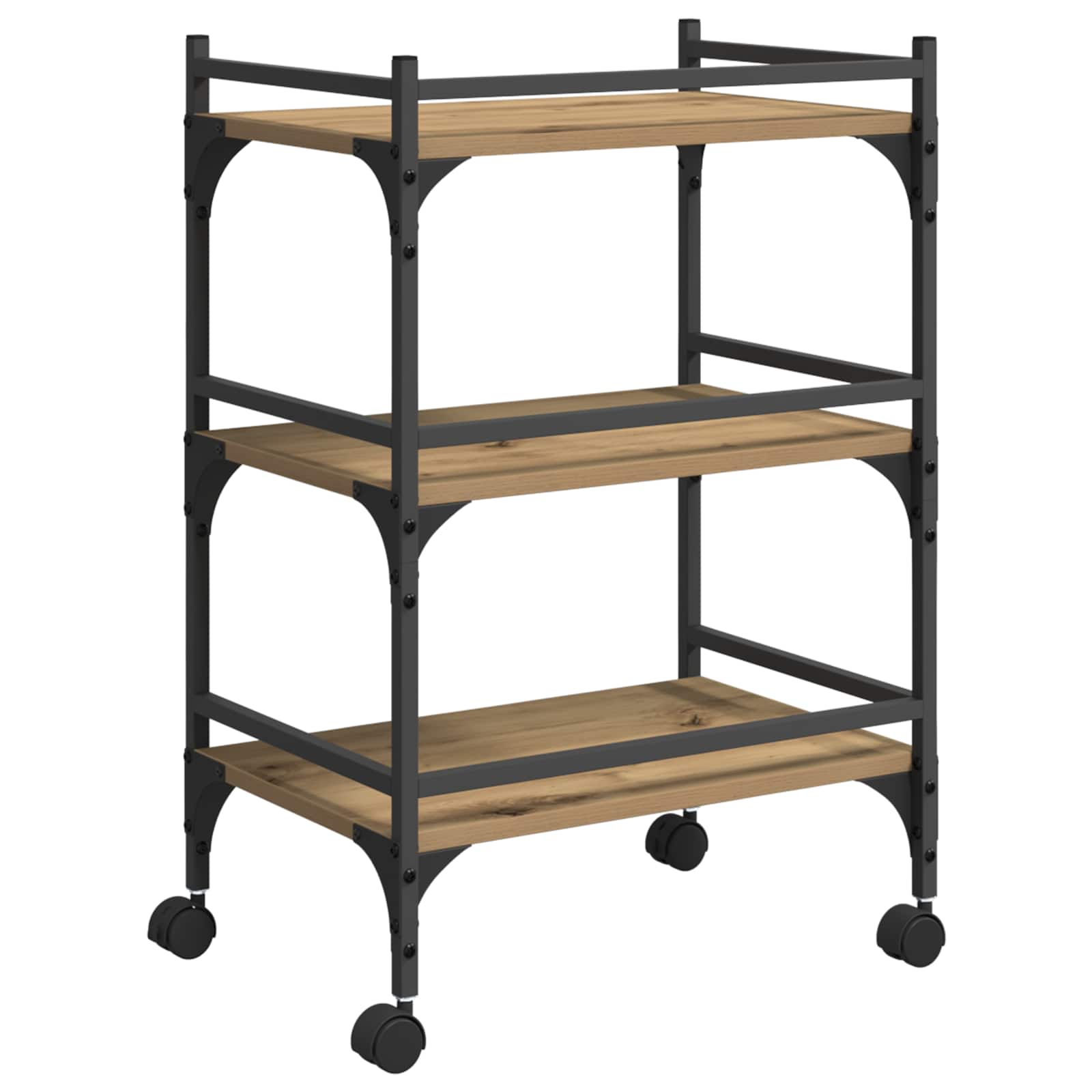Kitchen trolley Artisan oak 50 x 35 x 75.5 cm