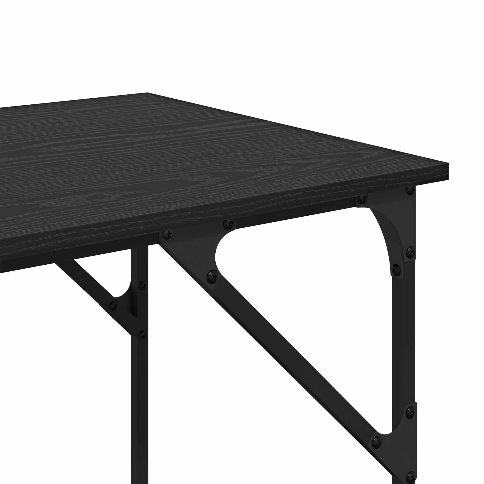 Galds Melns ozols 120 x 50 x 75 cm Apstrādāta koksne