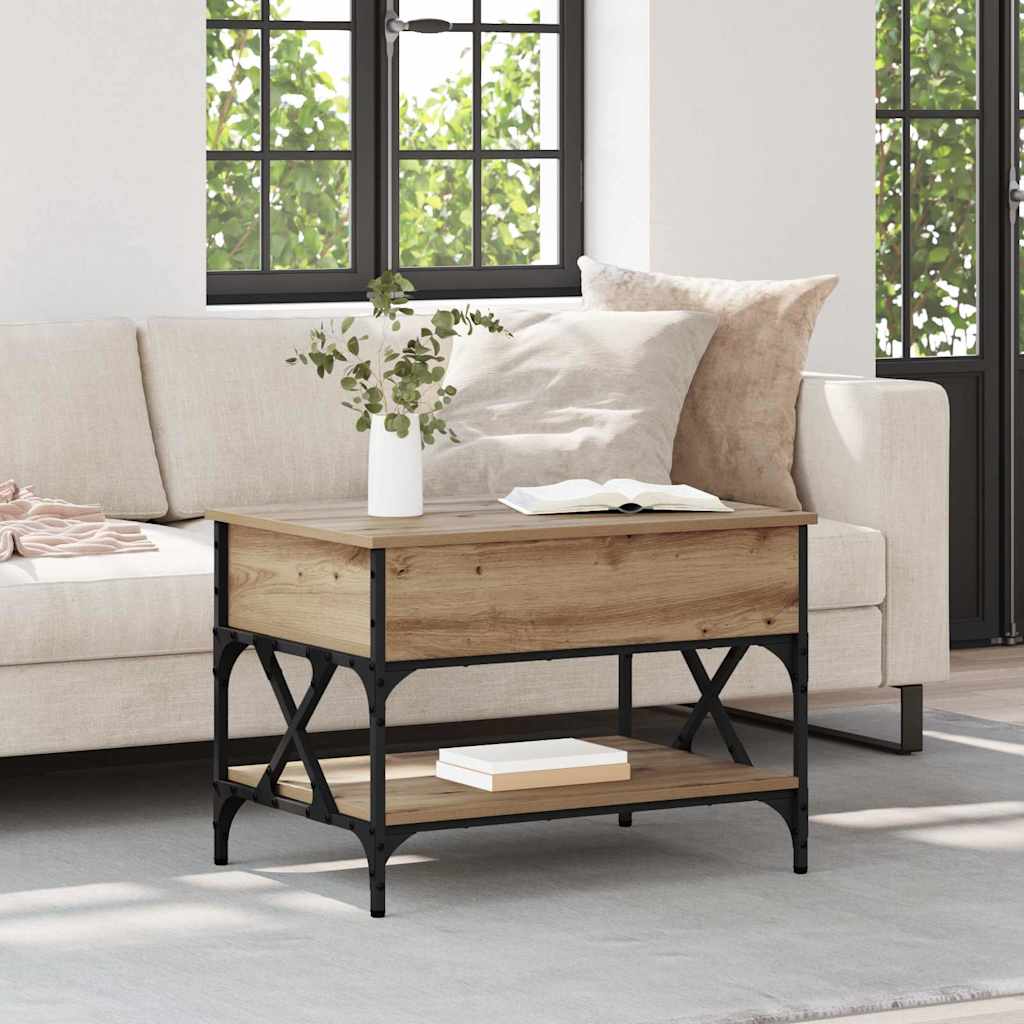 Kavos staliukas Amatininkų ąžuolas 70x50x50cm Apdirbta mediena