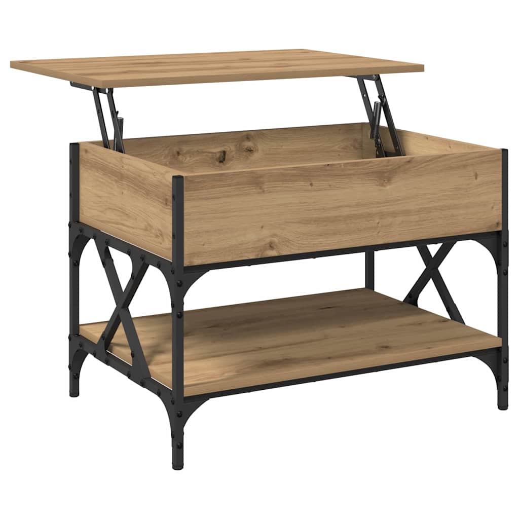 Kavos staliukas Amatininkų ąžuolas 70x50x50cm Apdirbta mediena