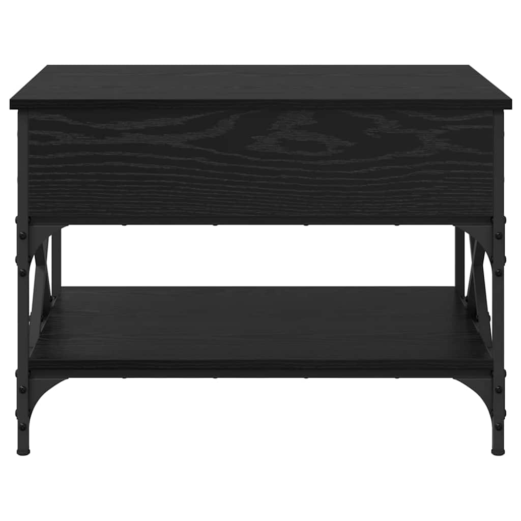 Coffee table Black oak 70x50x50cm Engineered wood