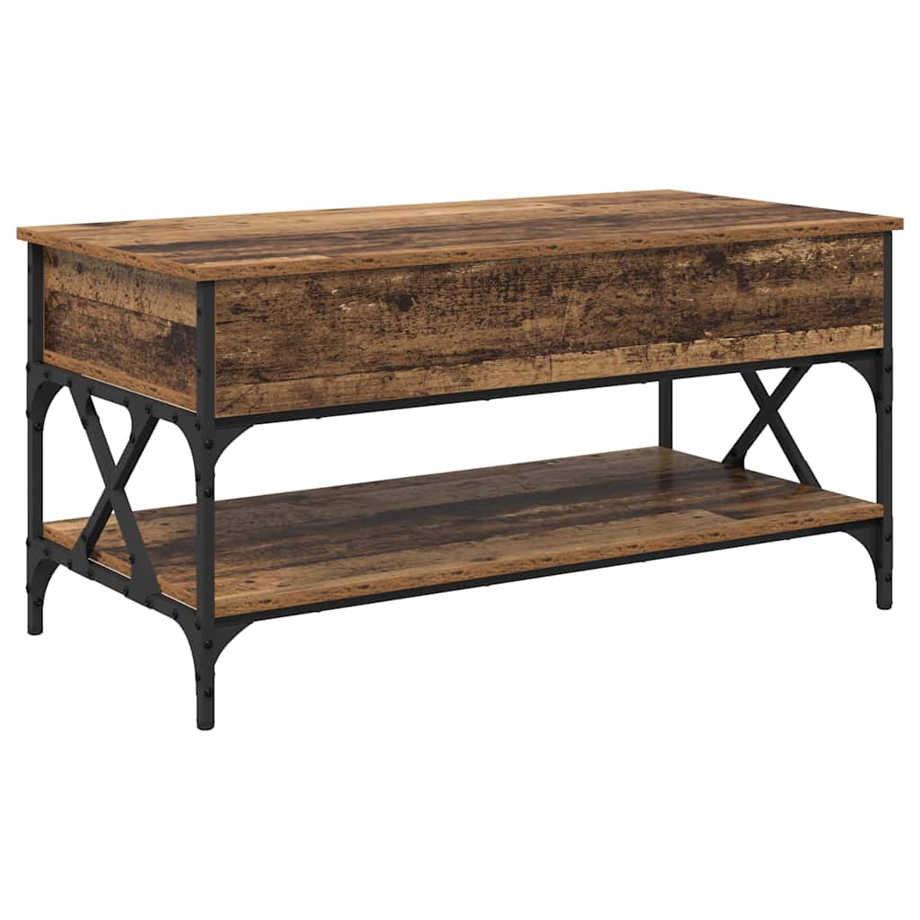 Coffee Table Antique Wood 100 x 50 x 50 cm