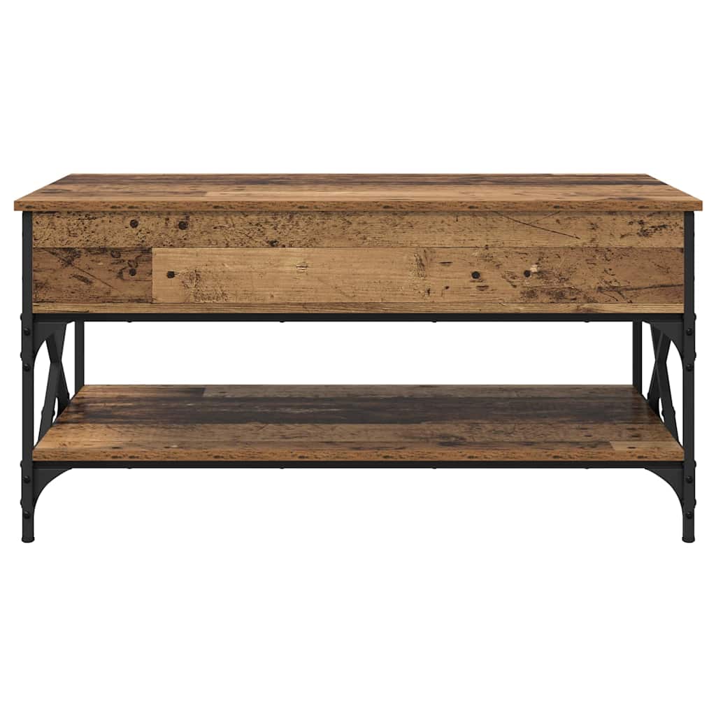 Coffee Table Antique Wood 100 x 50 x 50 cm