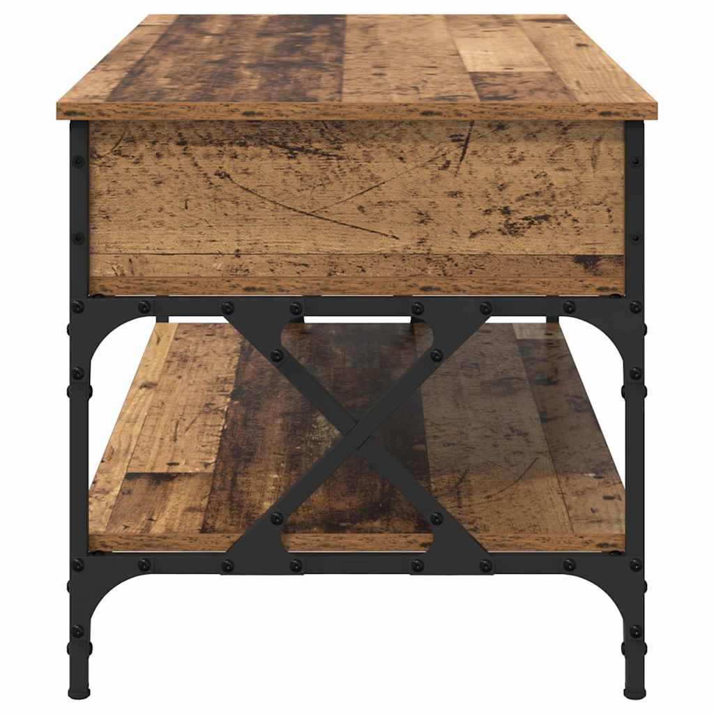 Coffee Table Antique Wood 100 x 50 x 50 cm