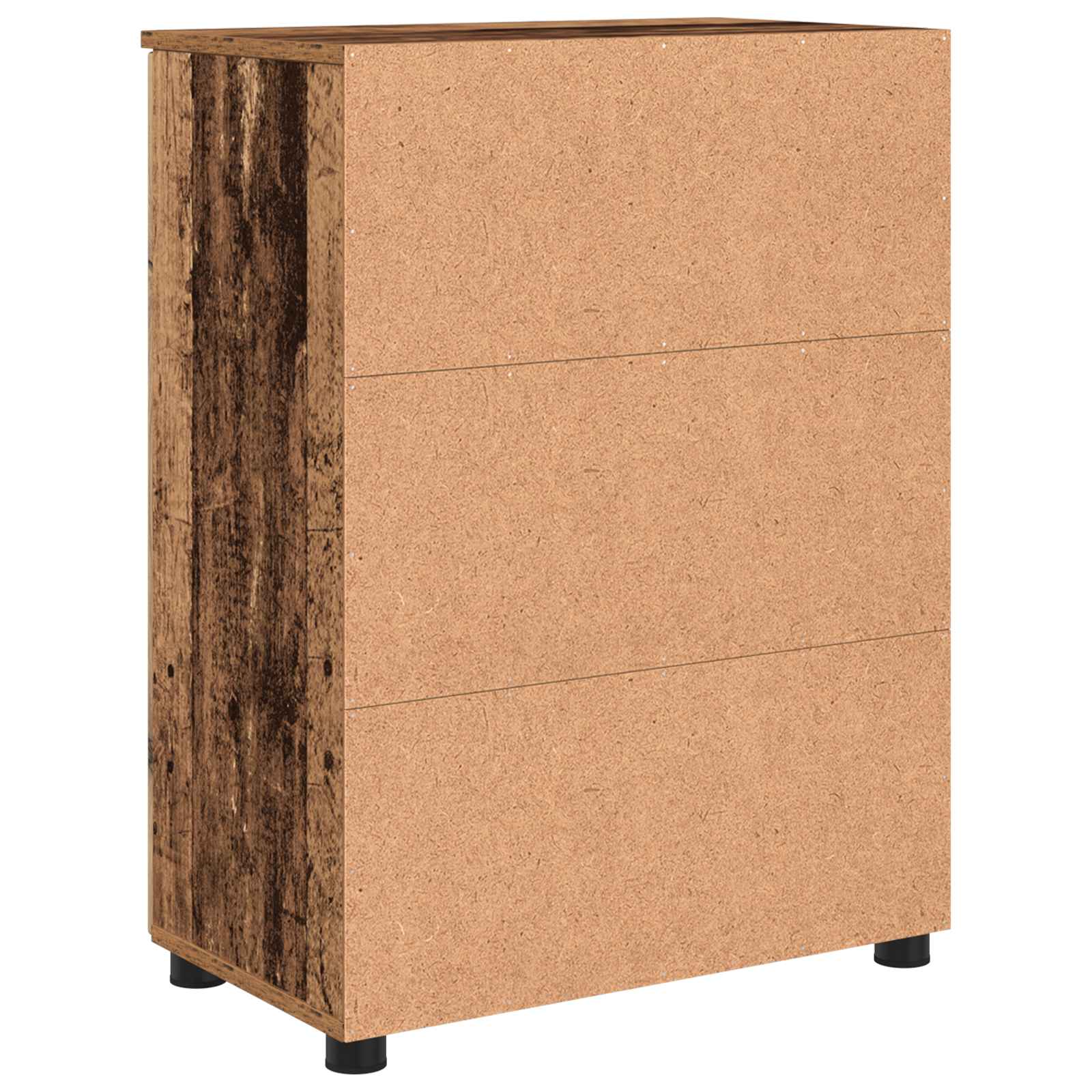 Bathroom cabinet Aged wood 60 x 35 x 80 cm Engineered wood