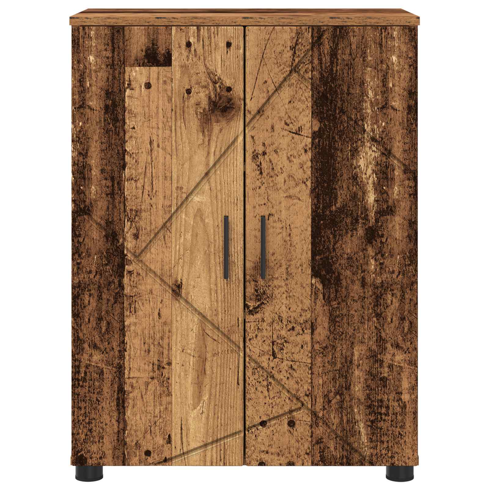 Bathroom cabinet Aged wood 60 x 35 x 80 cm Engineered wood