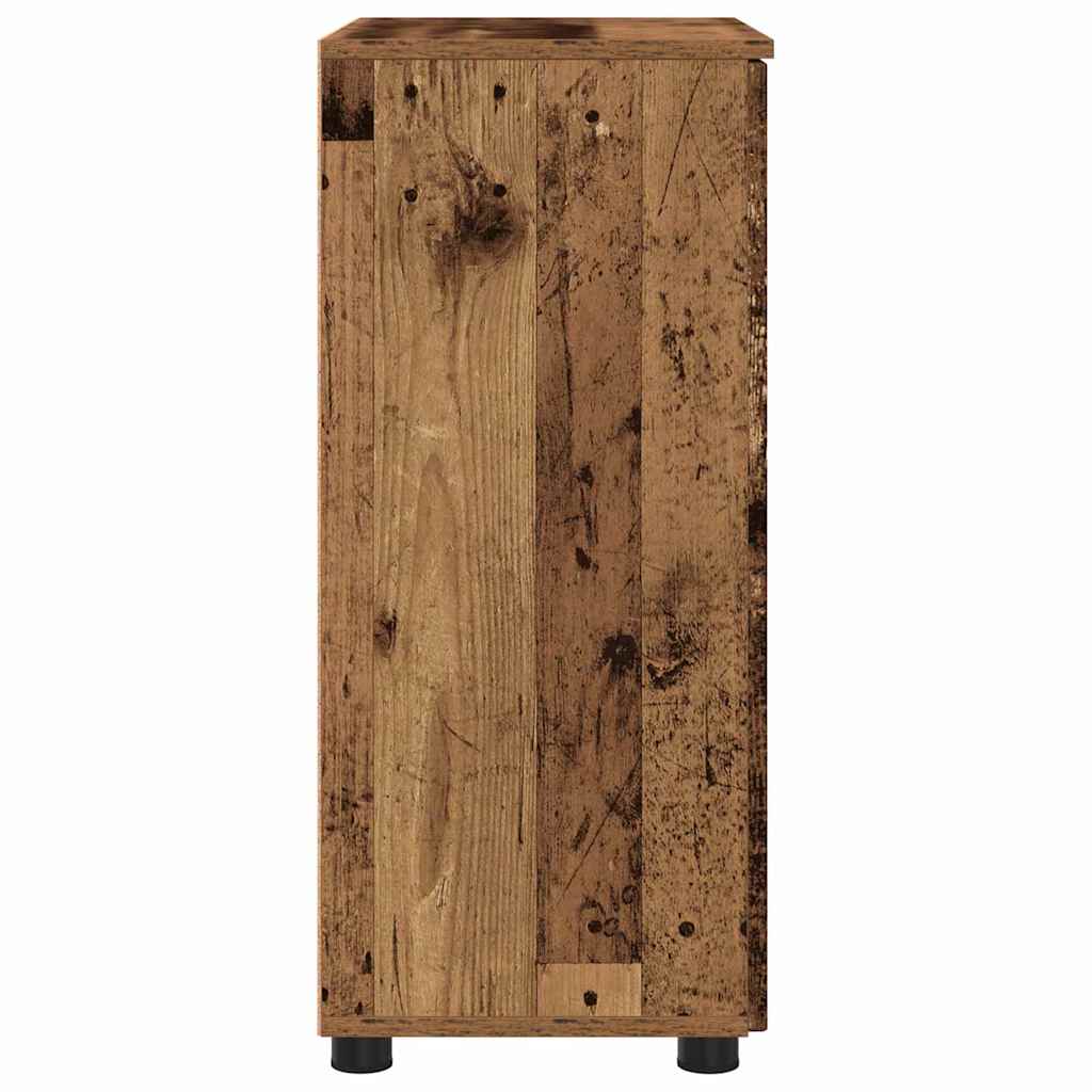 Bathroom cabinet Aged wood 60 x 35 x 80 cm Engineered wood