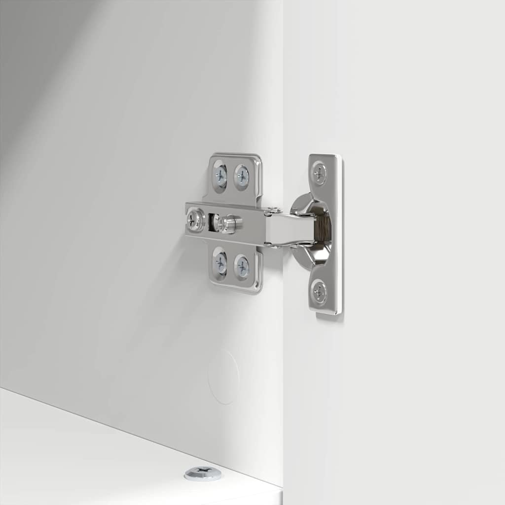 Bathroom Cabinet White 30 x 35 x 95 cm Engineered Wood