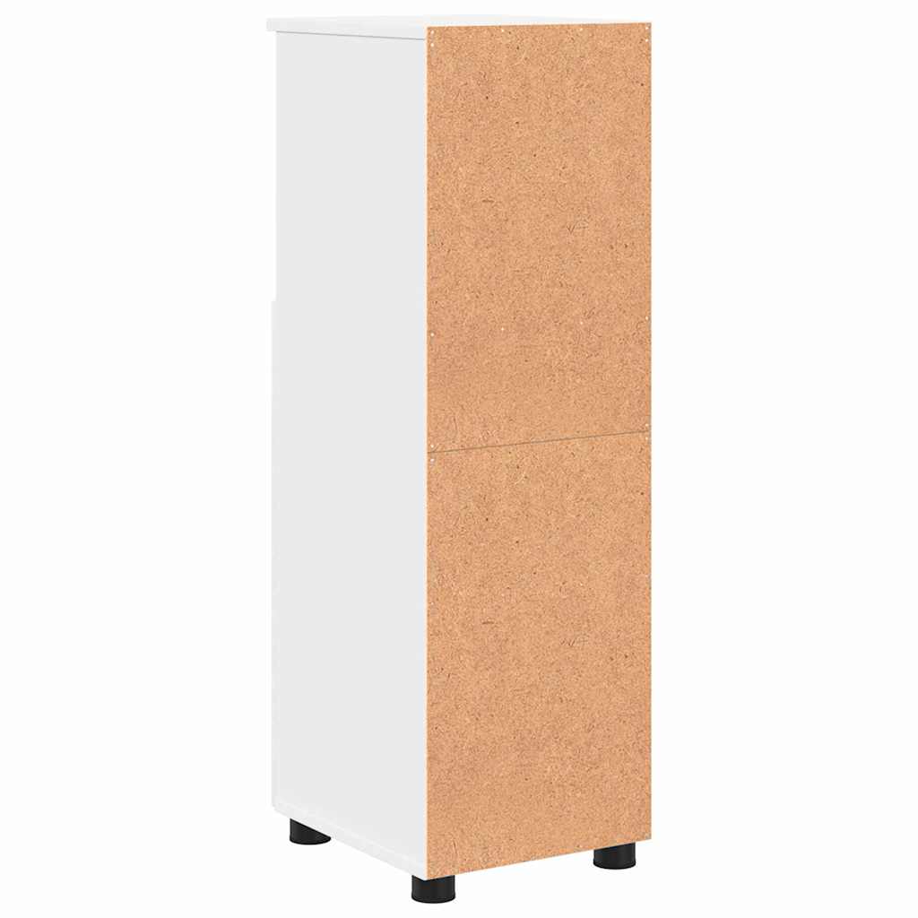 Bathroom Cabinet White 30 x 35 x 95 cm Engineered Wood