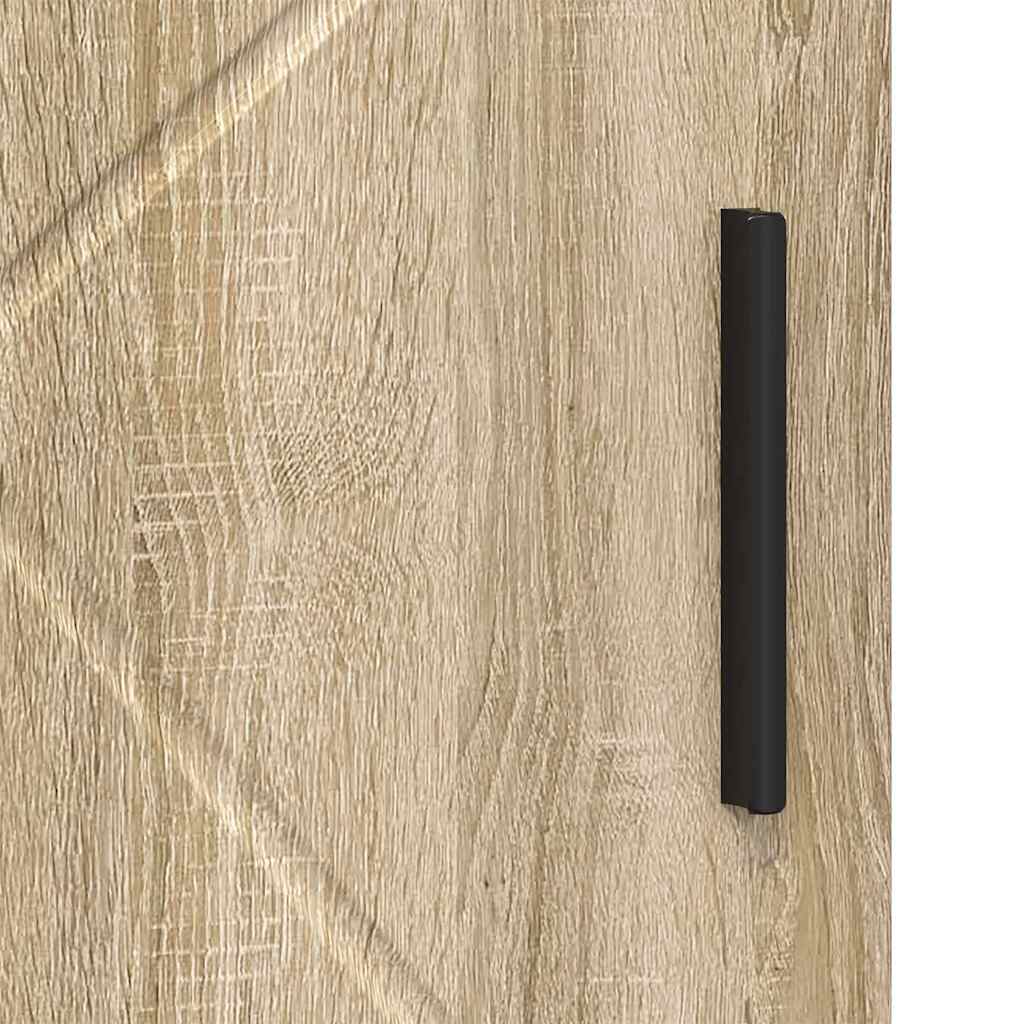 Bathroom Cabinet Sonoma Oak 30 x 35 x 95 cm Engineered Wood