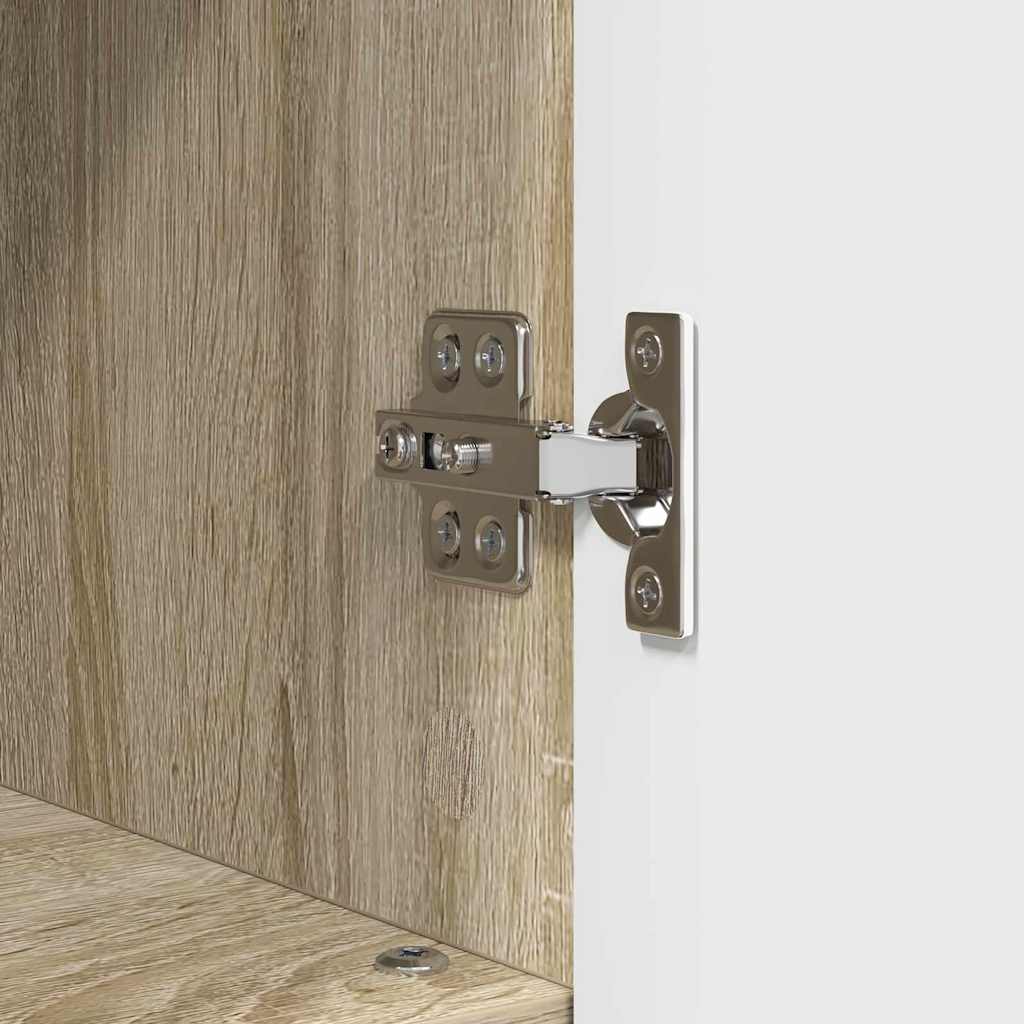 Bathroom Cabinet Sonoma Oak 30 x 35 x 95 cm Engineered Wood