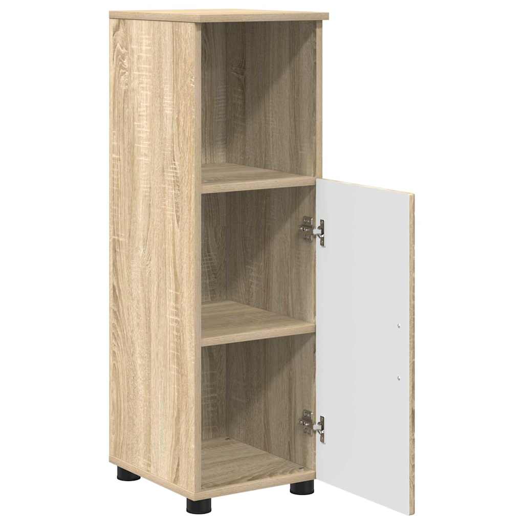 Bathroom Cabinet Sonoma Oak 30 x 35 x 95 cm Engineered Wood