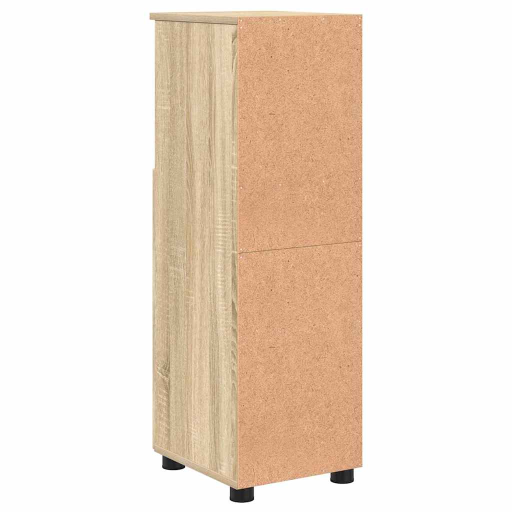 Bathroom Cabinet Sonoma Oak 30 x 35 x 95 cm Engineered Wood