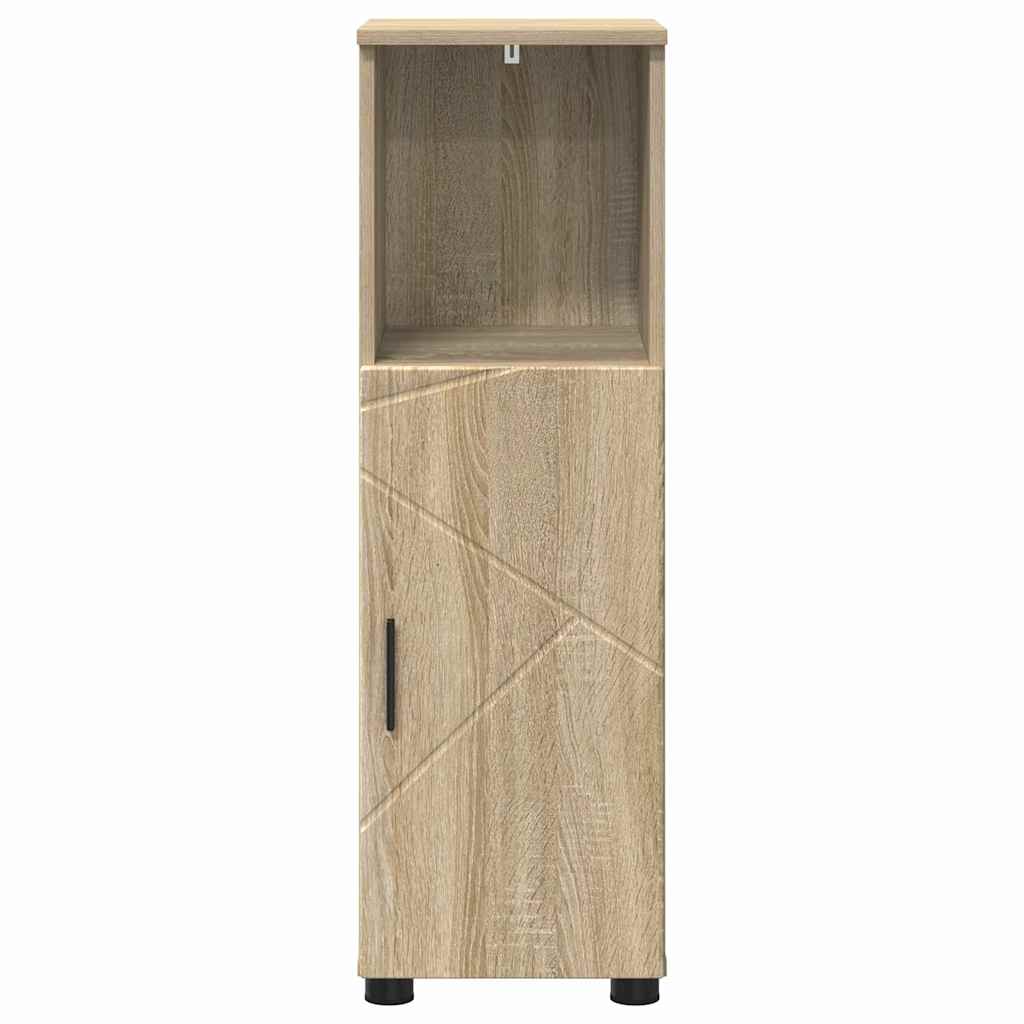 Bathroom Cabinet Sonoma Oak 30 x 35 x 95 cm Engineered Wood