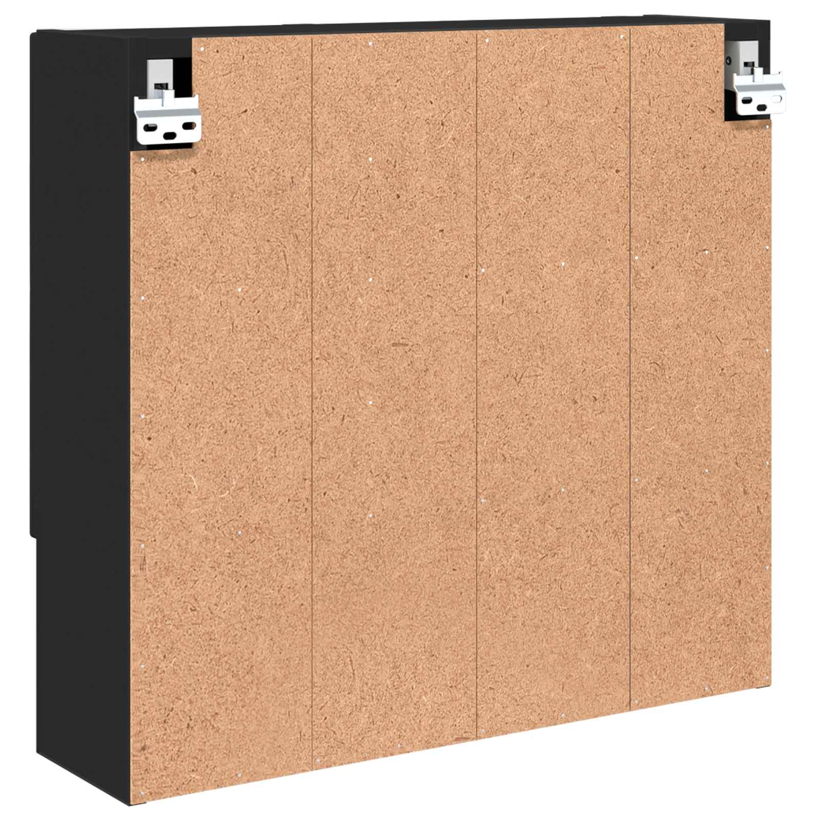 Spoguļskapītis Melns 59 x 17 x 55 cm Inženierijas koks