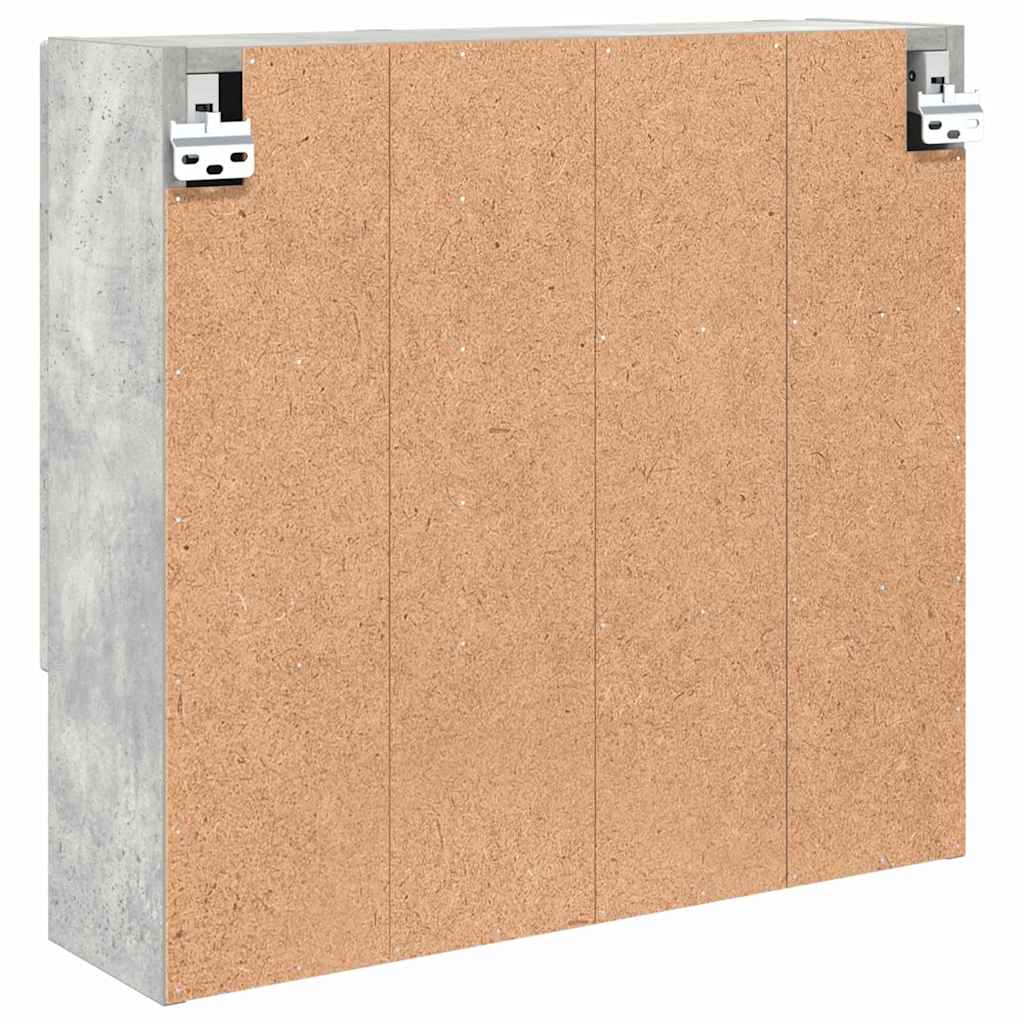 Veidrodžio spinta Betono pilka 59 x 17 x 55 cm Apdirbta mediena