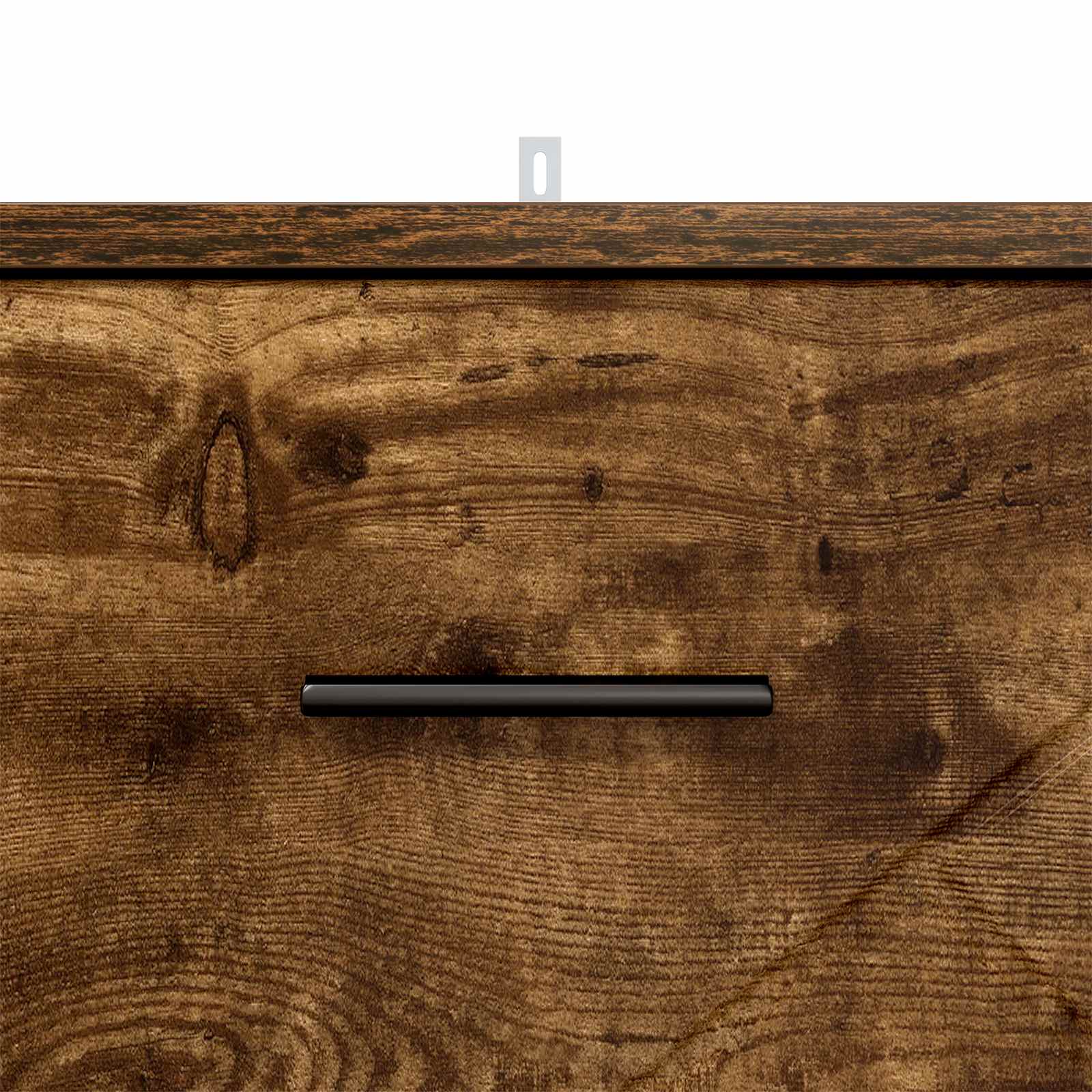 Bedside cabinet with a drawer Smoked oak 38 x 38 x 66 cm