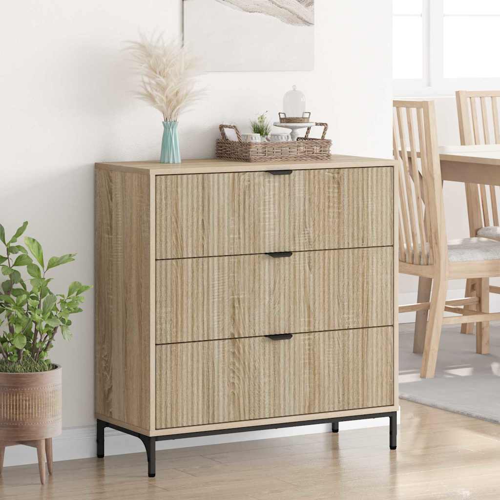 Kumode Sonoma ozols 79,5 x 33 x 82 cm Inženierijas koks