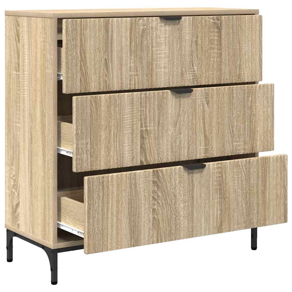 Kumode Sonoma ozols 79,5 x 33 x 82 cm Inženierijas koks
