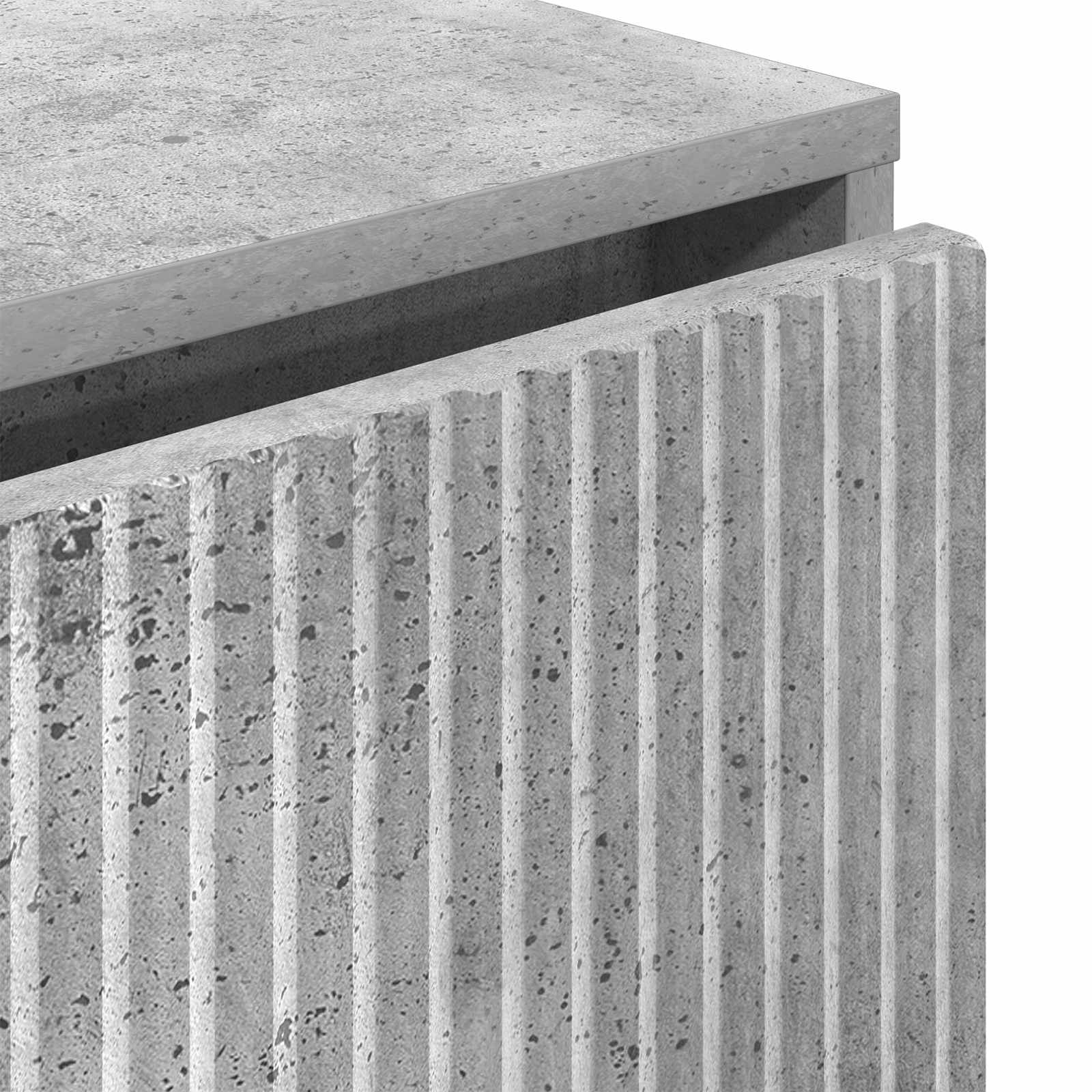 Kabalas Concrete grey 79.5 x 33 x 82 cm Engineered wood