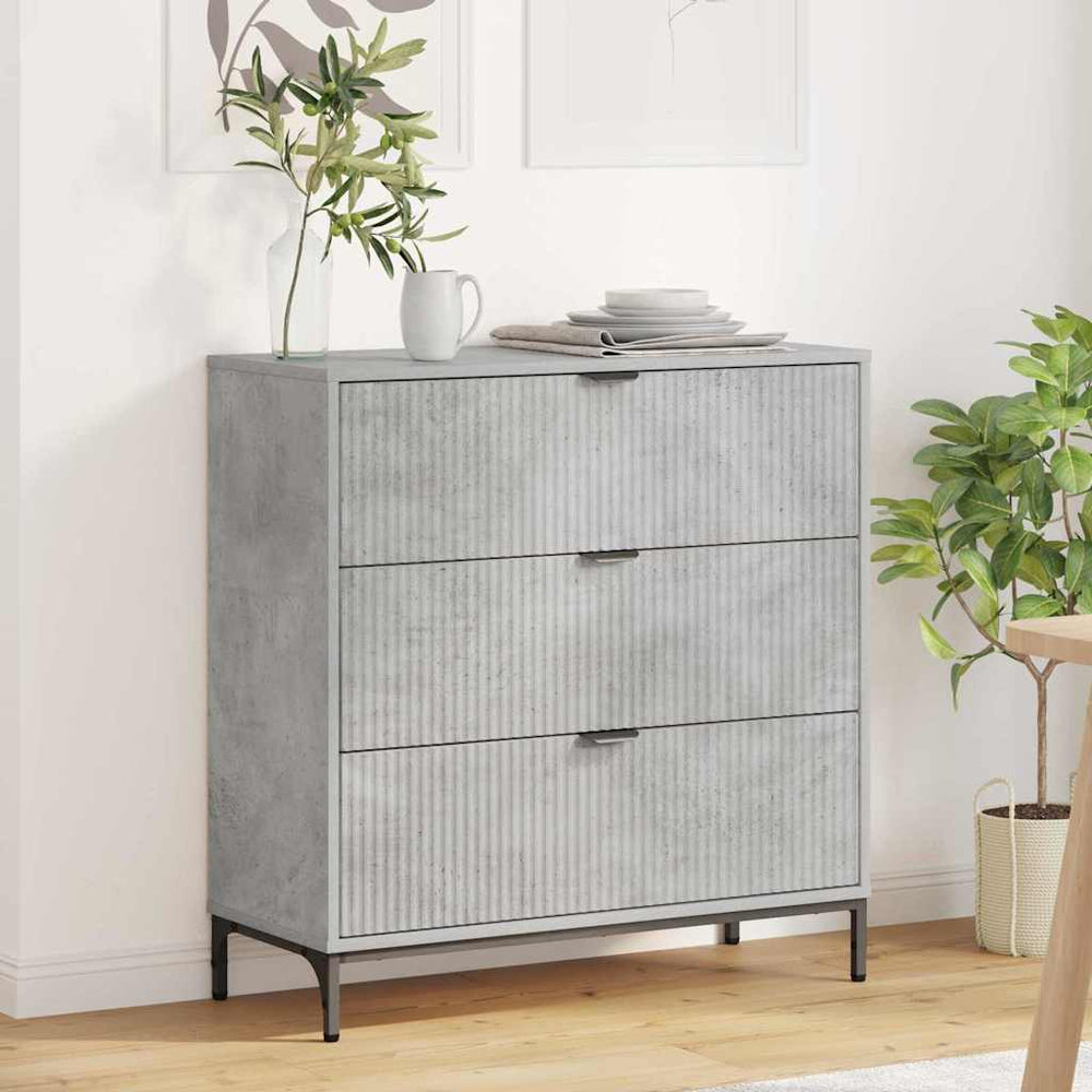 Kabalas Betono pilka 79,5 x 33 x 82 cm Apdirbta mediena