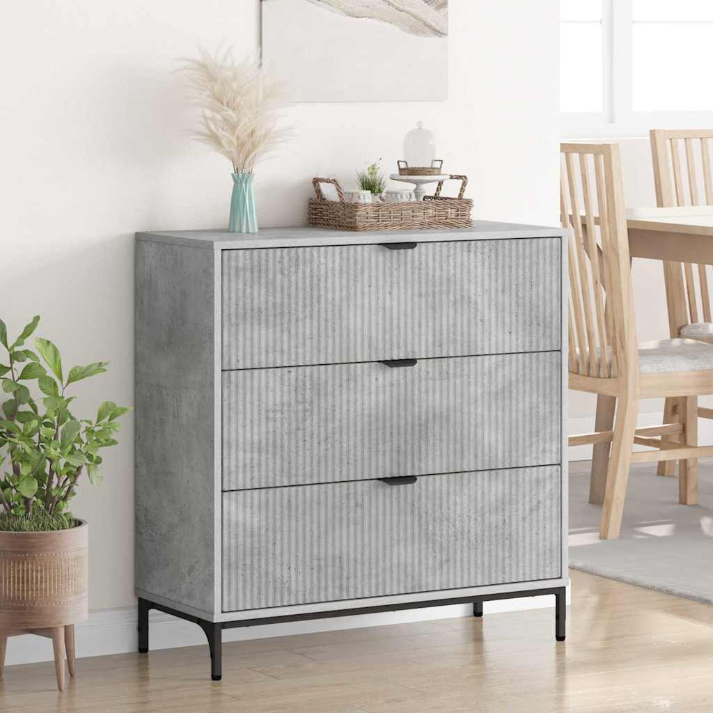Kabalas Betono pilka 79,5 x 33 x 82 cm Apdirbta mediena