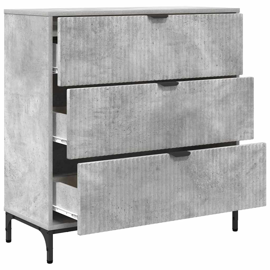 Kabalas Betono pilka 79,5 x 33 x 82 cm Apdirbta mediena