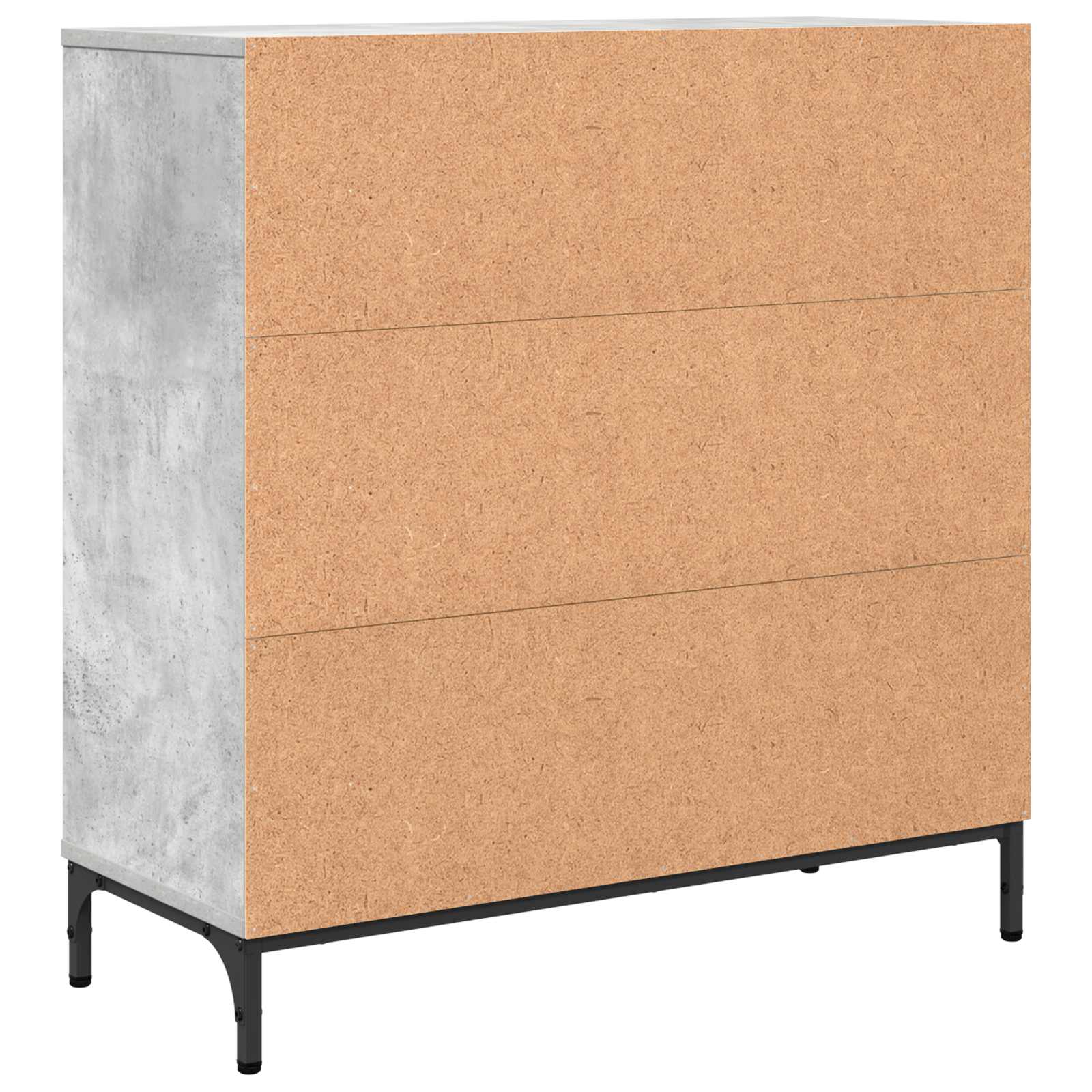 Kabalas Concrete grey 79.5 x 33 x 82 cm Engineered wood