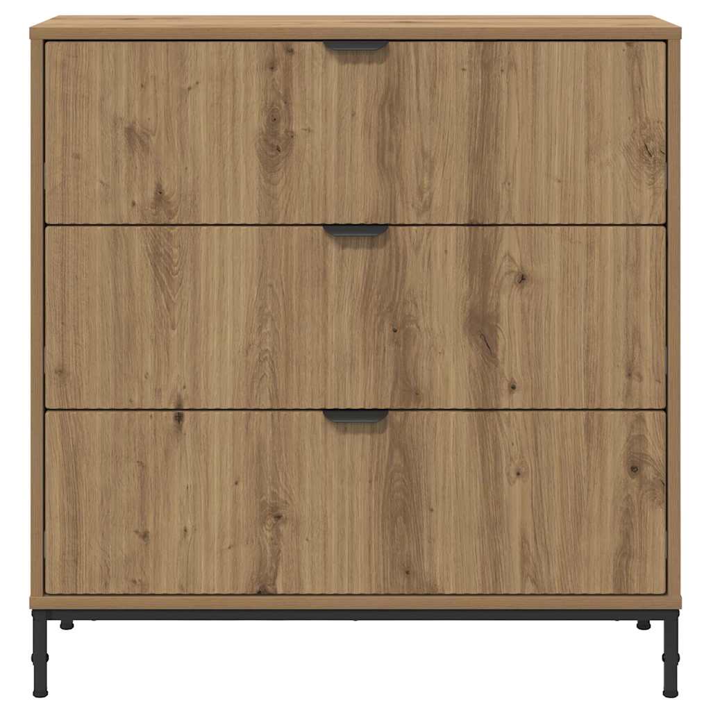 Kabalas artisano ąžuolo 79,5 x 33 x 82 cm Apdirbta mediena
