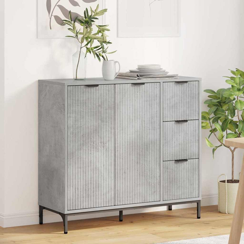 Kabalas Betono pilka 89.5 x 33 x 82 cm Apdirbta mediena