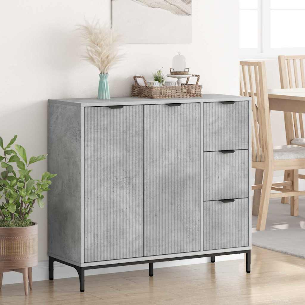 Kabalas Betono pilka 89.5 x 33 x 82 cm Apdirbta mediena