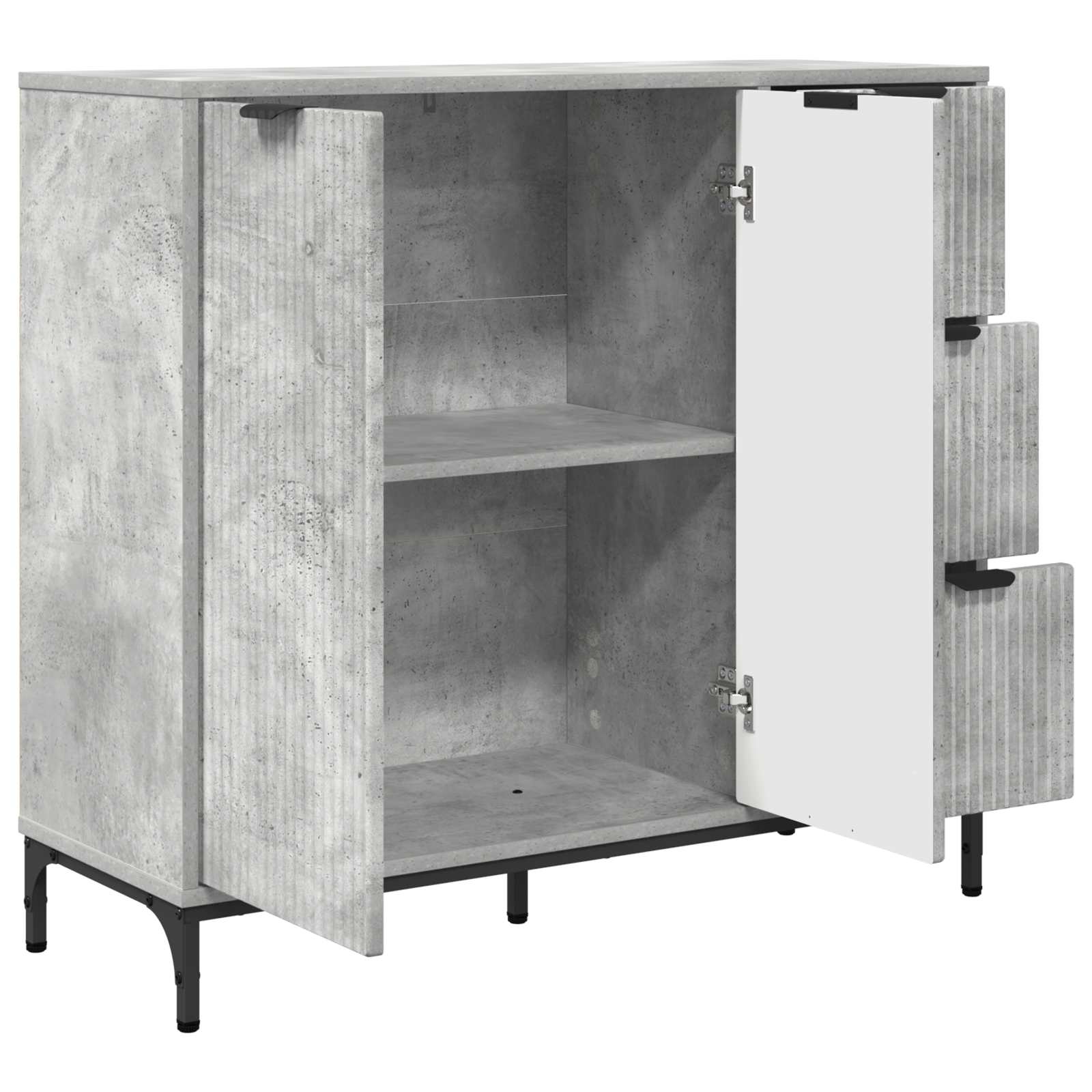 Kabalas Betono pilka 89.5 x 33 x 82 cm Apdirbta mediena