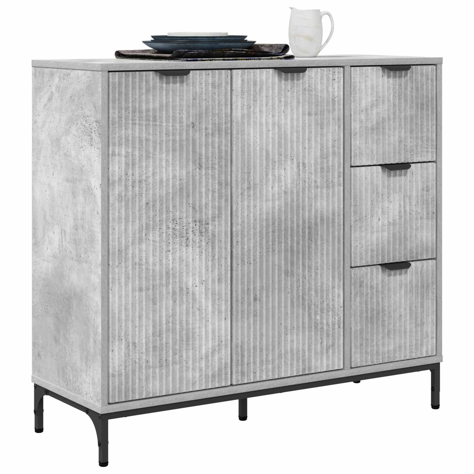 Kabalas Betono pilka 89.5 x 33 x 82 cm Apdirbta mediena
