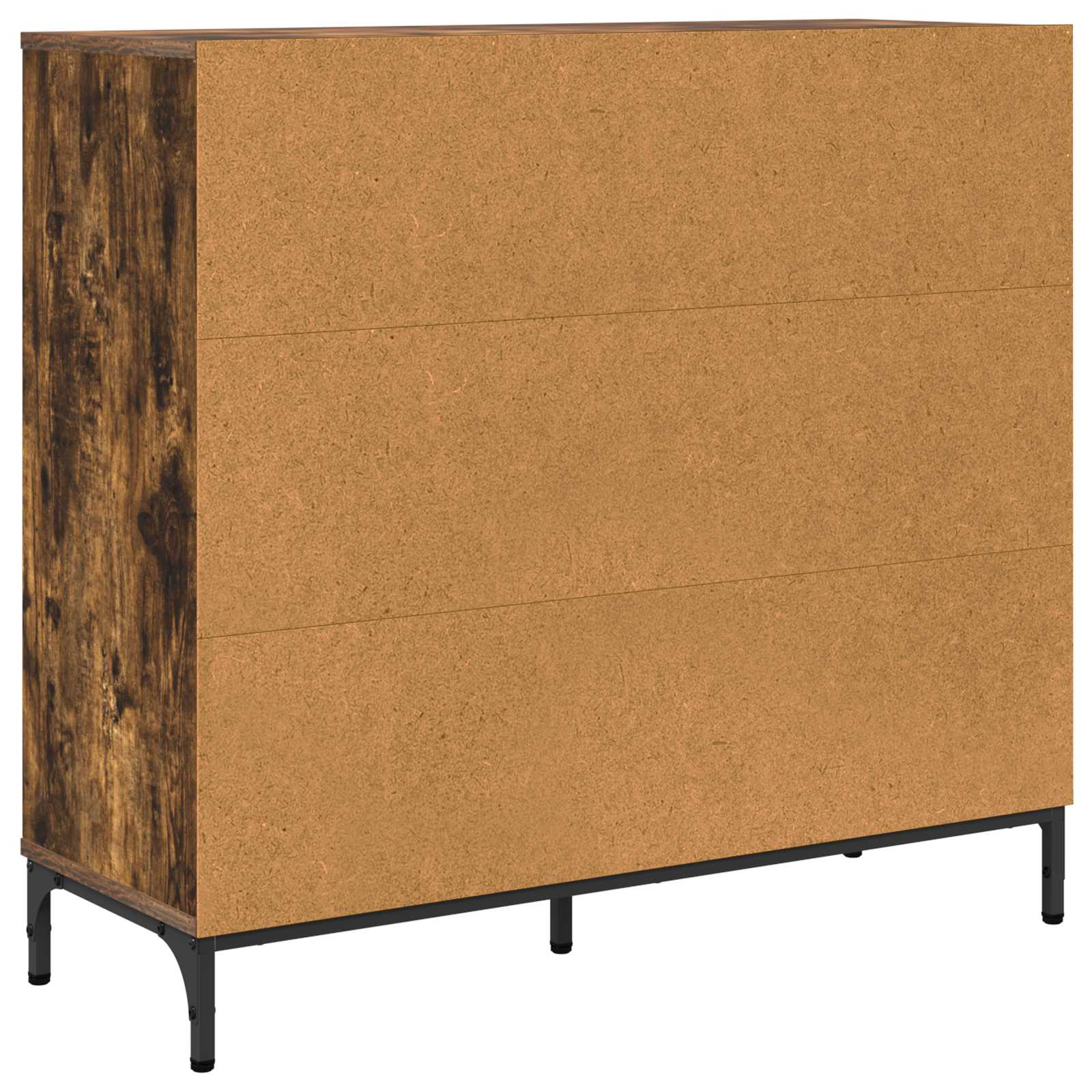 Chest of drawers Smoked oak 89.5 x 33 x 82 cm Engineered wood
