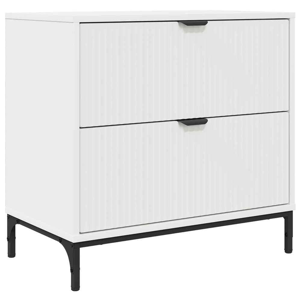 Naktinis staliukas Balta 63.5 x 36 x 61 cm Apdirbta mediena