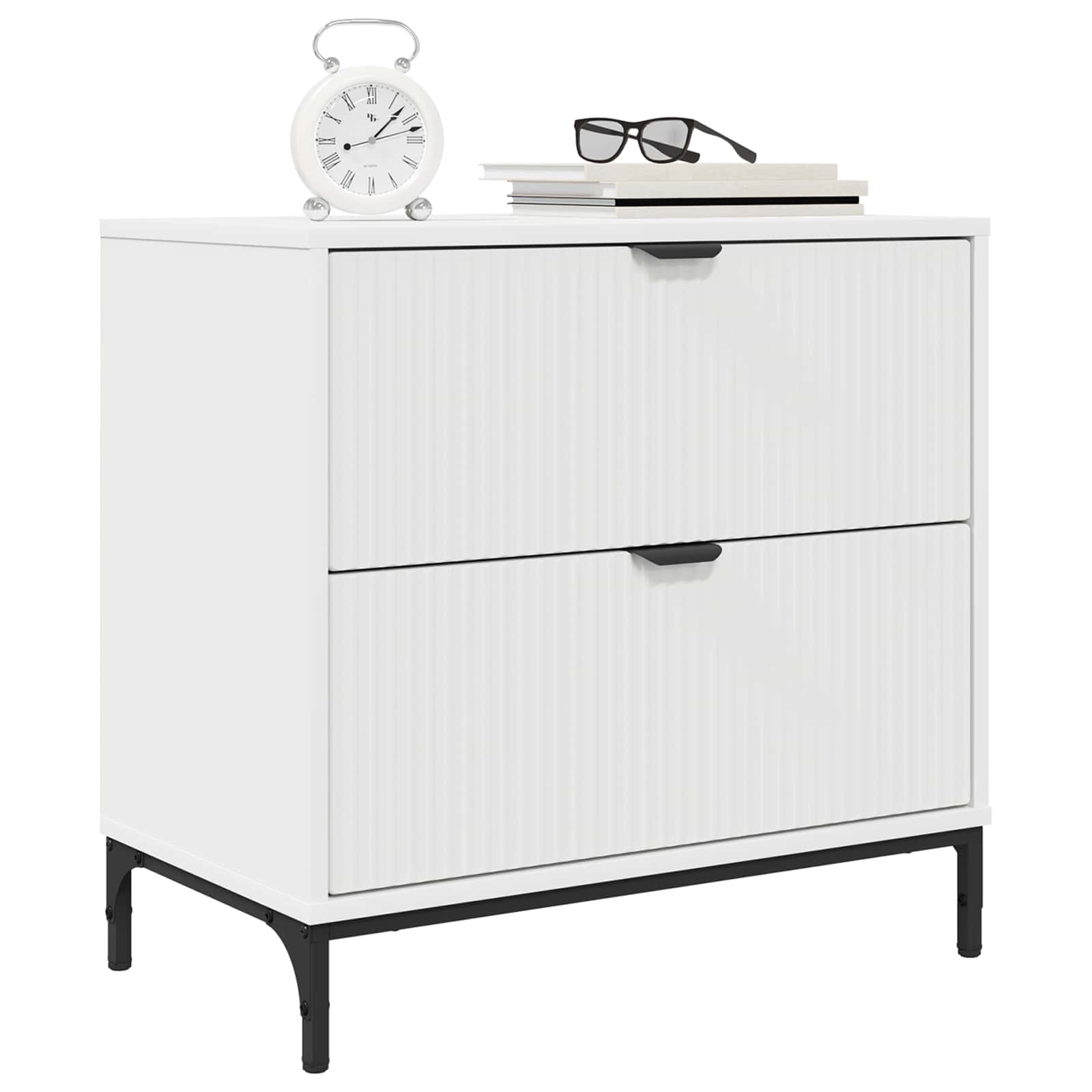 Naktinis staliukas Balta 63.5 x 36 x 61 cm Apdirbta mediena