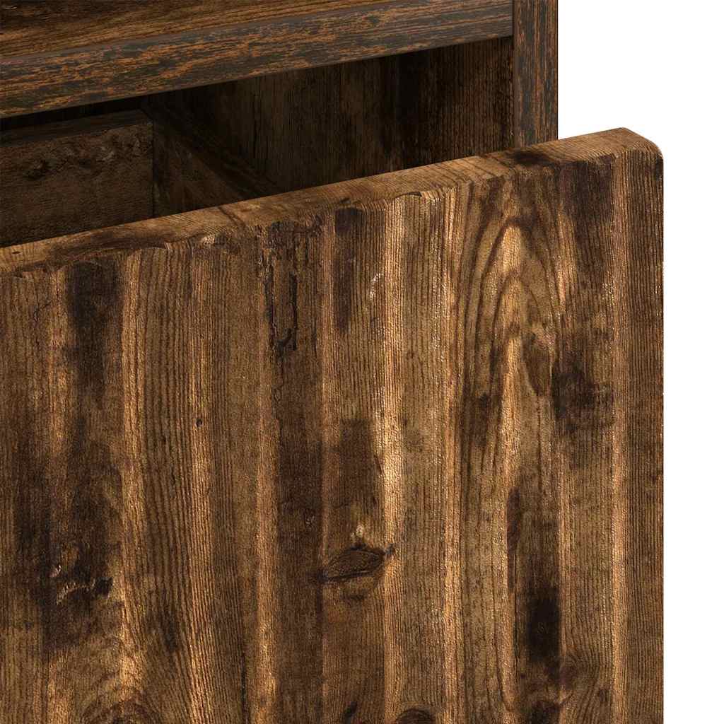 Bedside cabinets 2 pcs Smoked oak 49 x 36 x 61 cm
