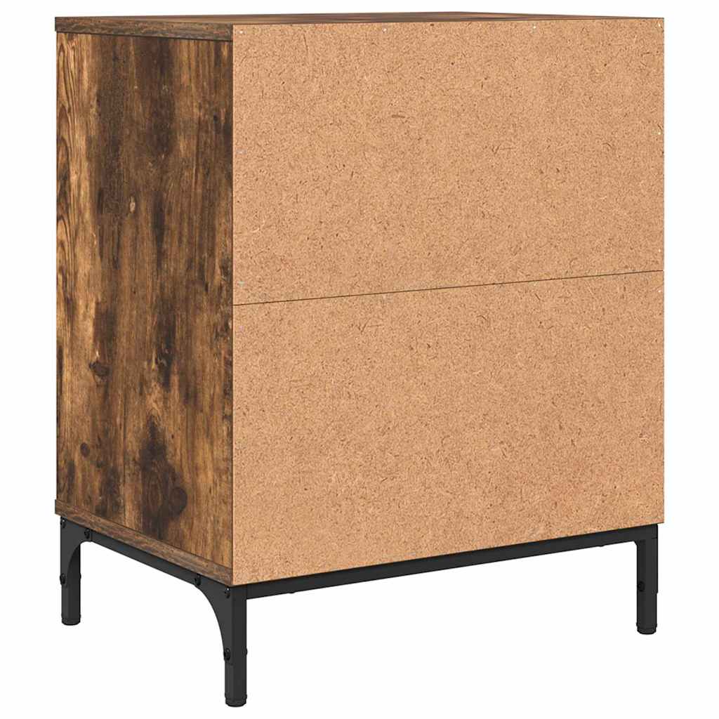 Bedside cabinets 2 pcs Smoked oak 49 x 36 x 61 cm