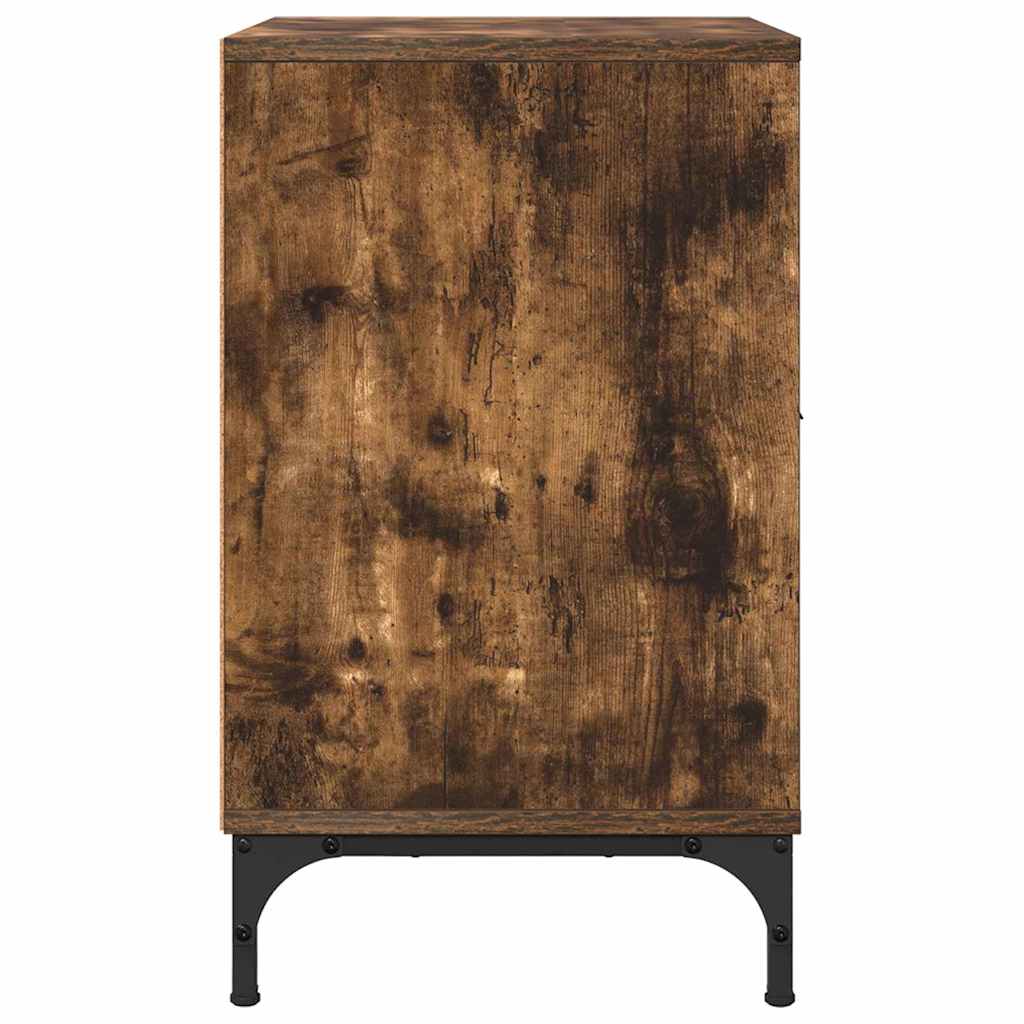 Bedside cabinets 2 pcs Smoked oak 49 x 36 x 61 cm