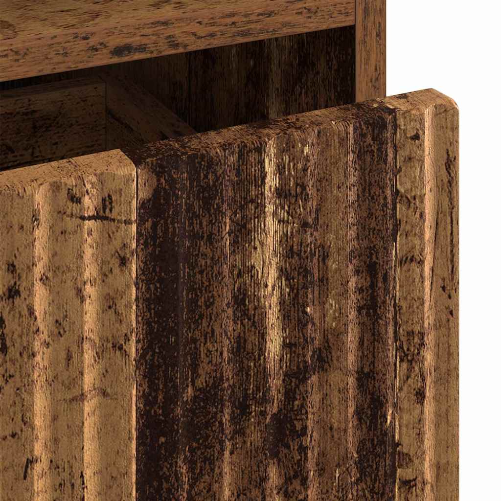 Naktiniai staliukai 2 pcs Sena mediena 49 x 36 x 61 cm