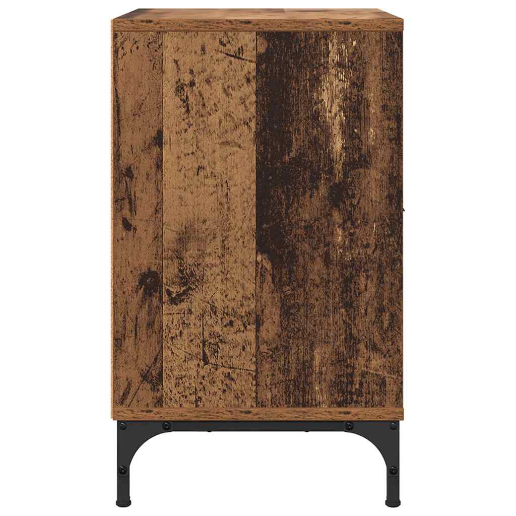 Naktiniai staliukai 2 pcs Sena mediena 49 x 36 x 61 cm