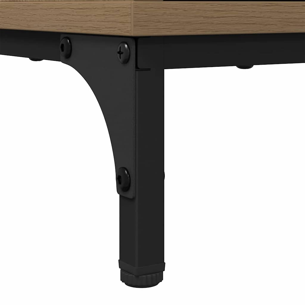 Nightstands 2 pcs artisan oak 49 x 36 x 61 cm