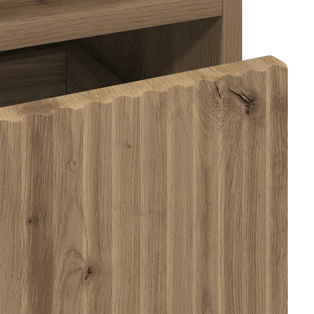 Nightstands 2 pcs artisan oak 49 x 36 x 61 cm
