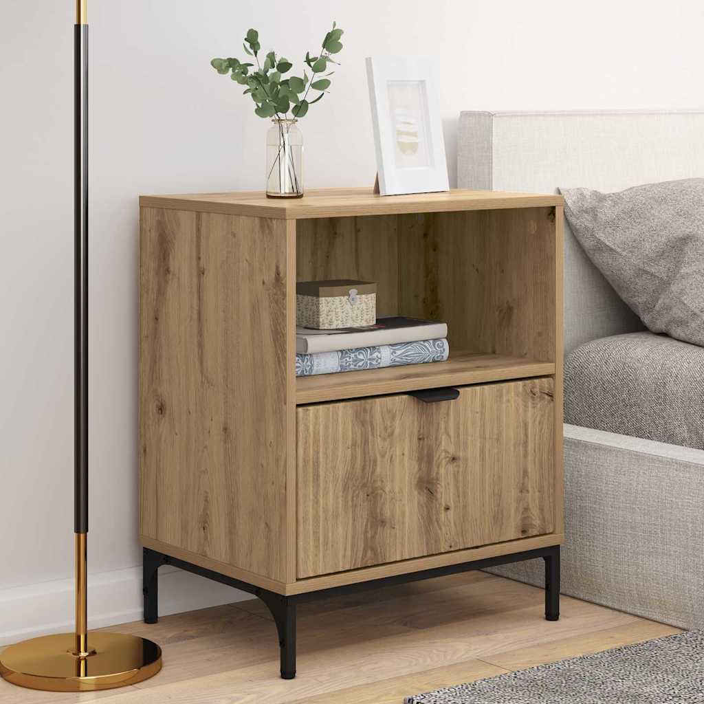 Nightstands 2 pcs artisan oak 49 x 36 x 61 cm