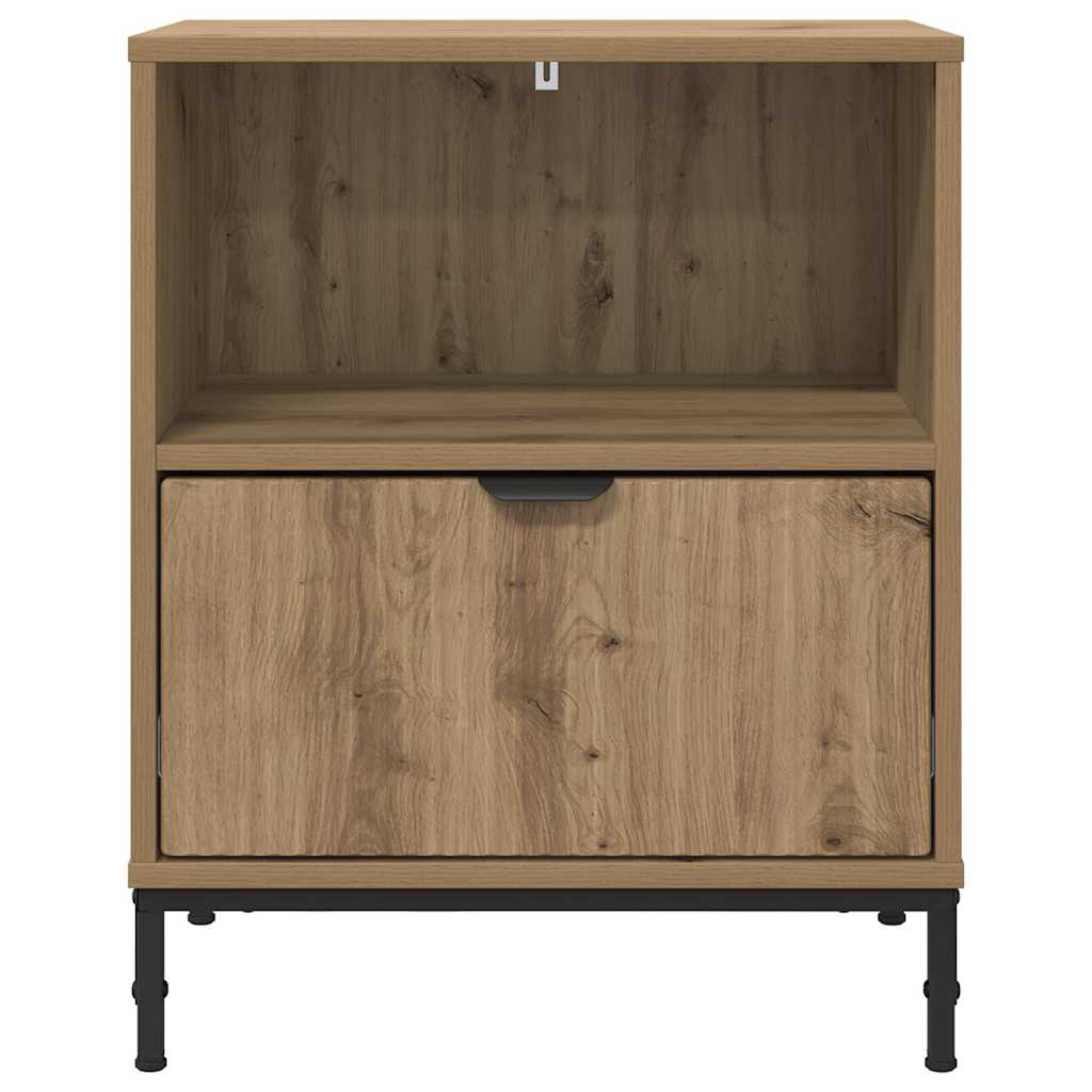 Nightstands 2 pcs artisan oak 49 x 36 x 61 cm