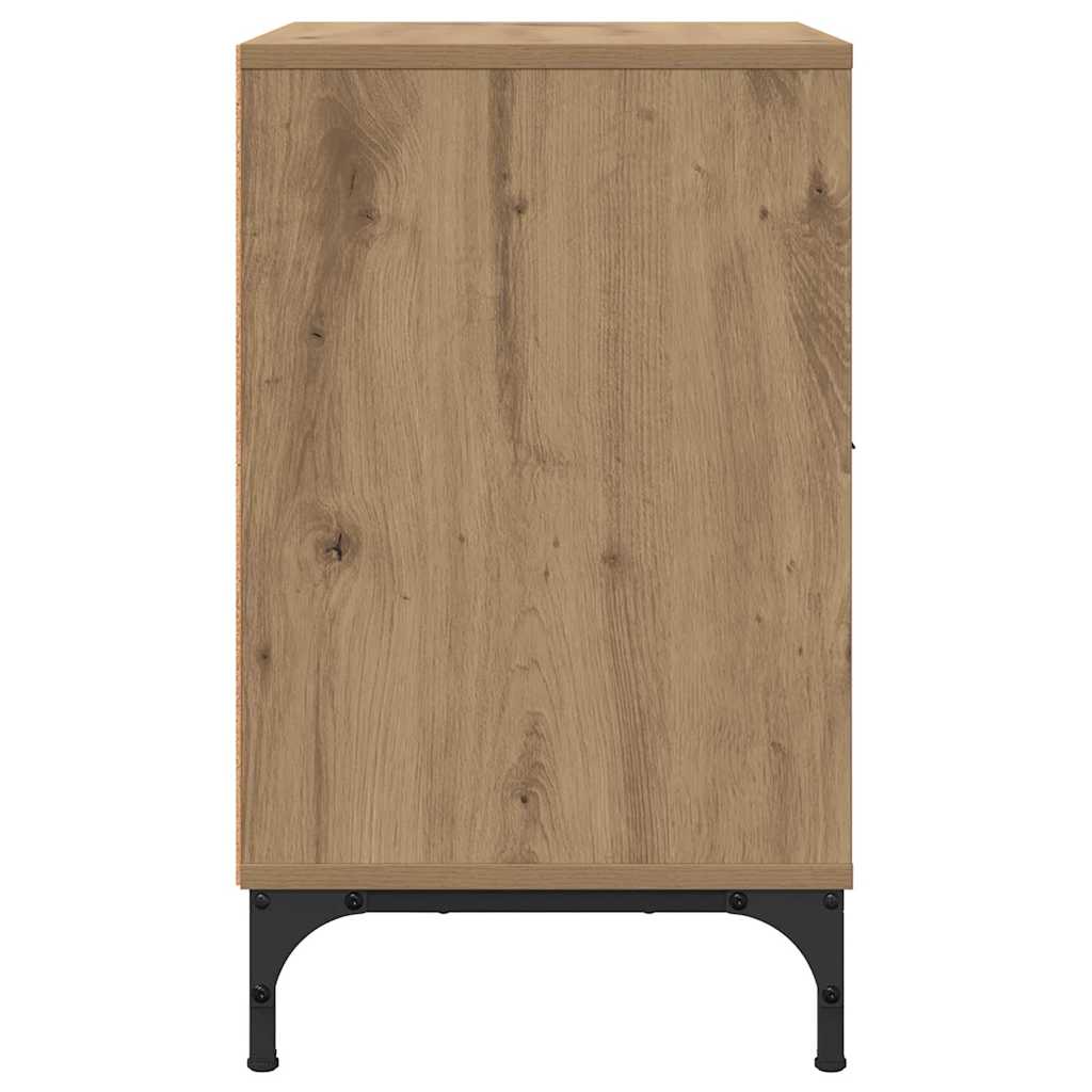 Nightstands 2 pcs artisan oak 49 x 36 x 61 cm