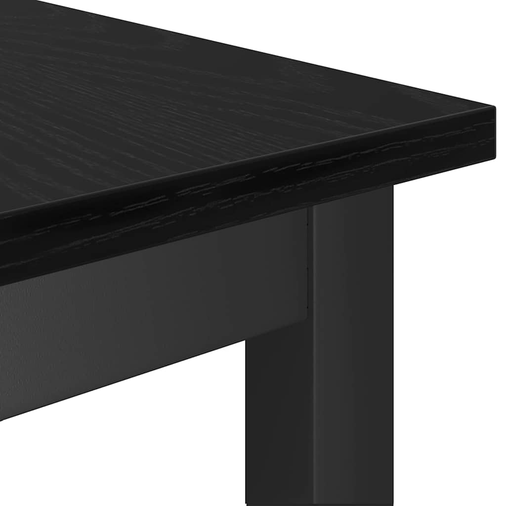 Pusdienu galds Soliņš Melns ozols 100 x 32,5 x 48,5 cm