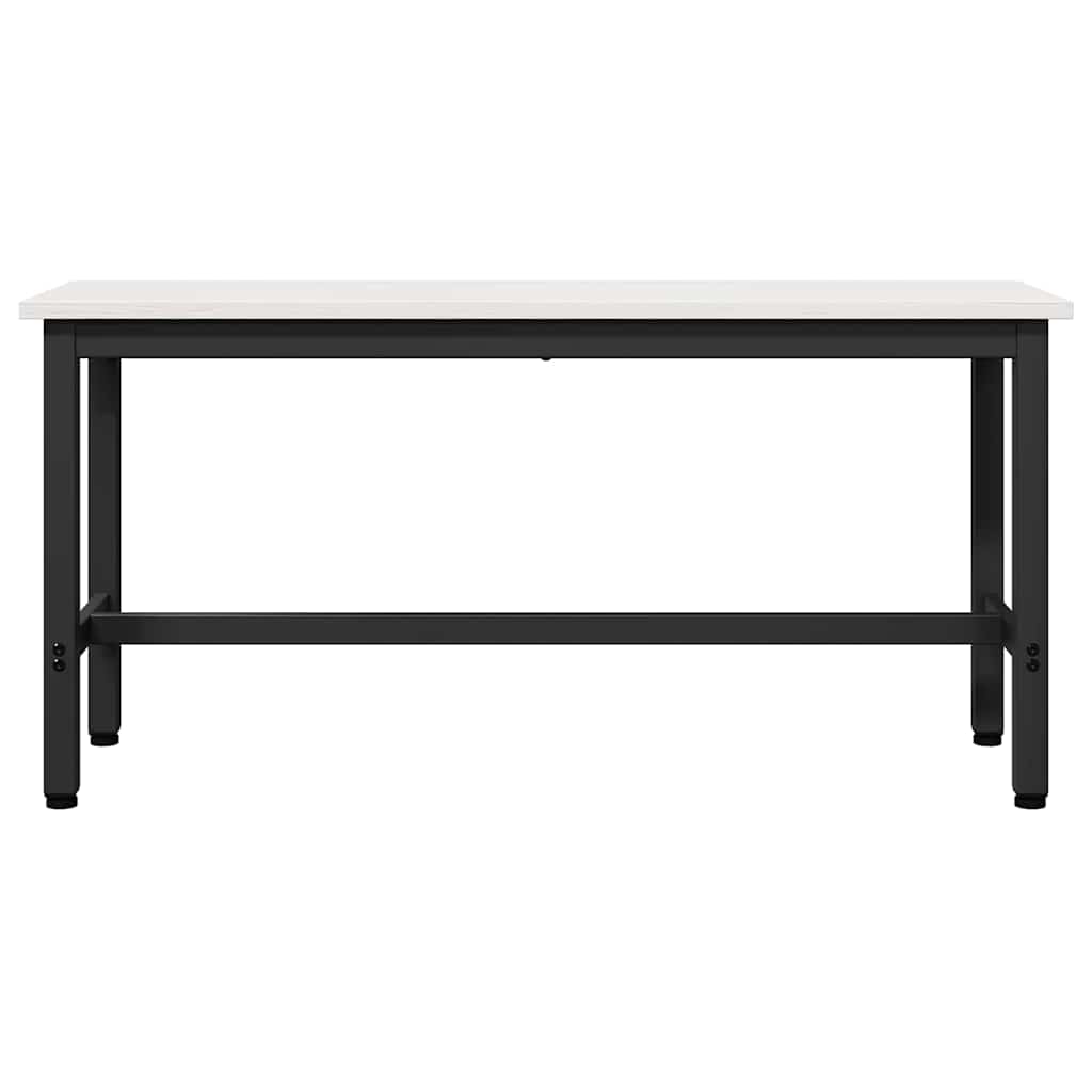 Valgomojo suolas Balta 100 x 32,5 x 49 cm Masyvi pušies mediena