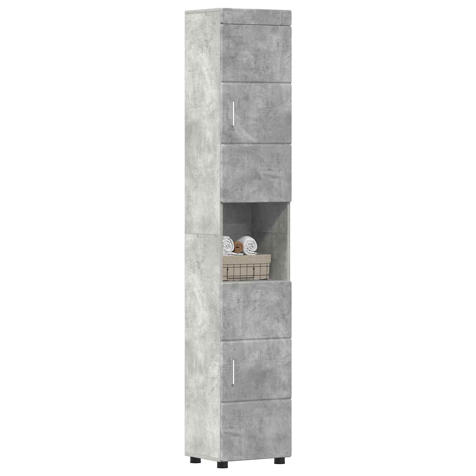 Vonios spintos komplektas TULUM Betono pilka 37 x 31,5 x 203 cm