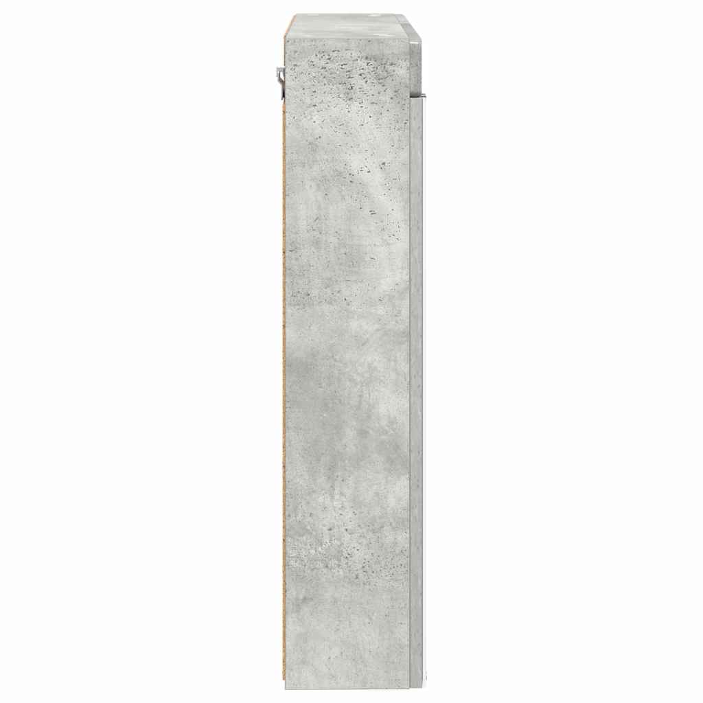 Vonios veidrodžio spinta TULUM Betono pilka 60 x 16,5 x 78 cm